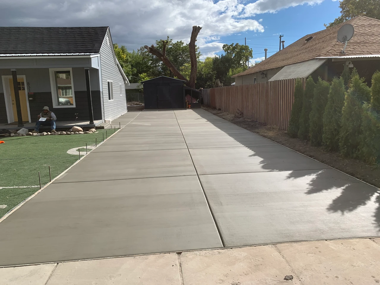Fresh-Concrete-Driveway